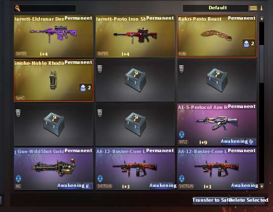 Account 19 VIP BARRETT-DEMON + kar 98k + m200