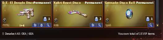 15 VIP 6 RPK + GATLING + TMP + TRIXY + KURKI 