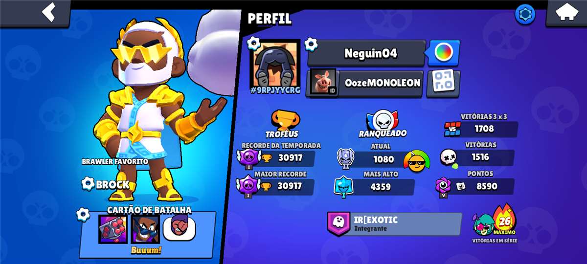 Conta Brawl Stars