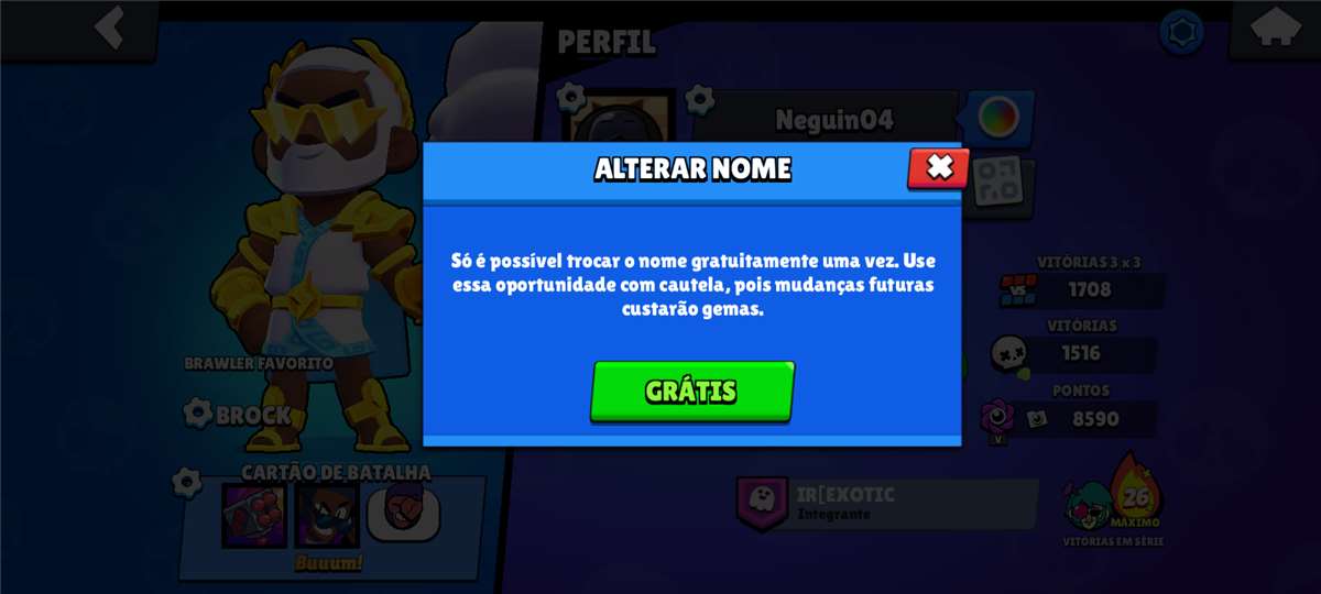 Conta Brawl Stars