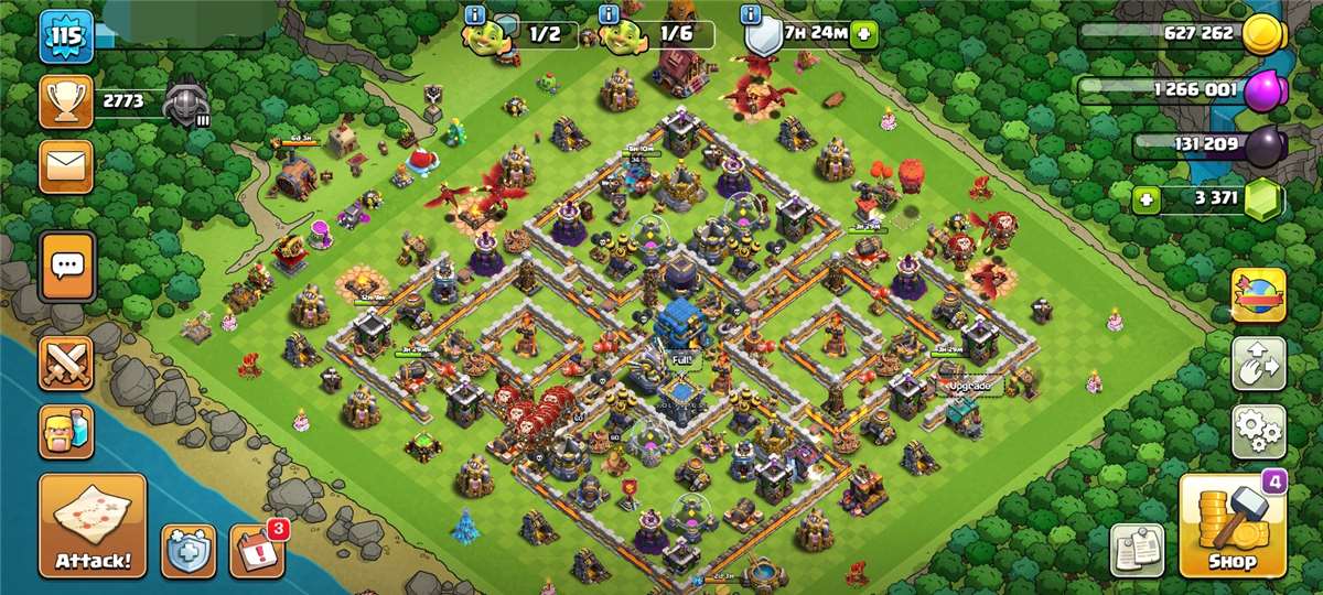 ⚔️Th112💪heroes 60-60-34-33/💎Gems 3300+