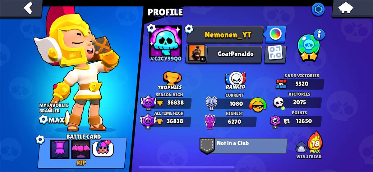 Brawl Stars Account OG 2018🔥 Star Shelly💧 