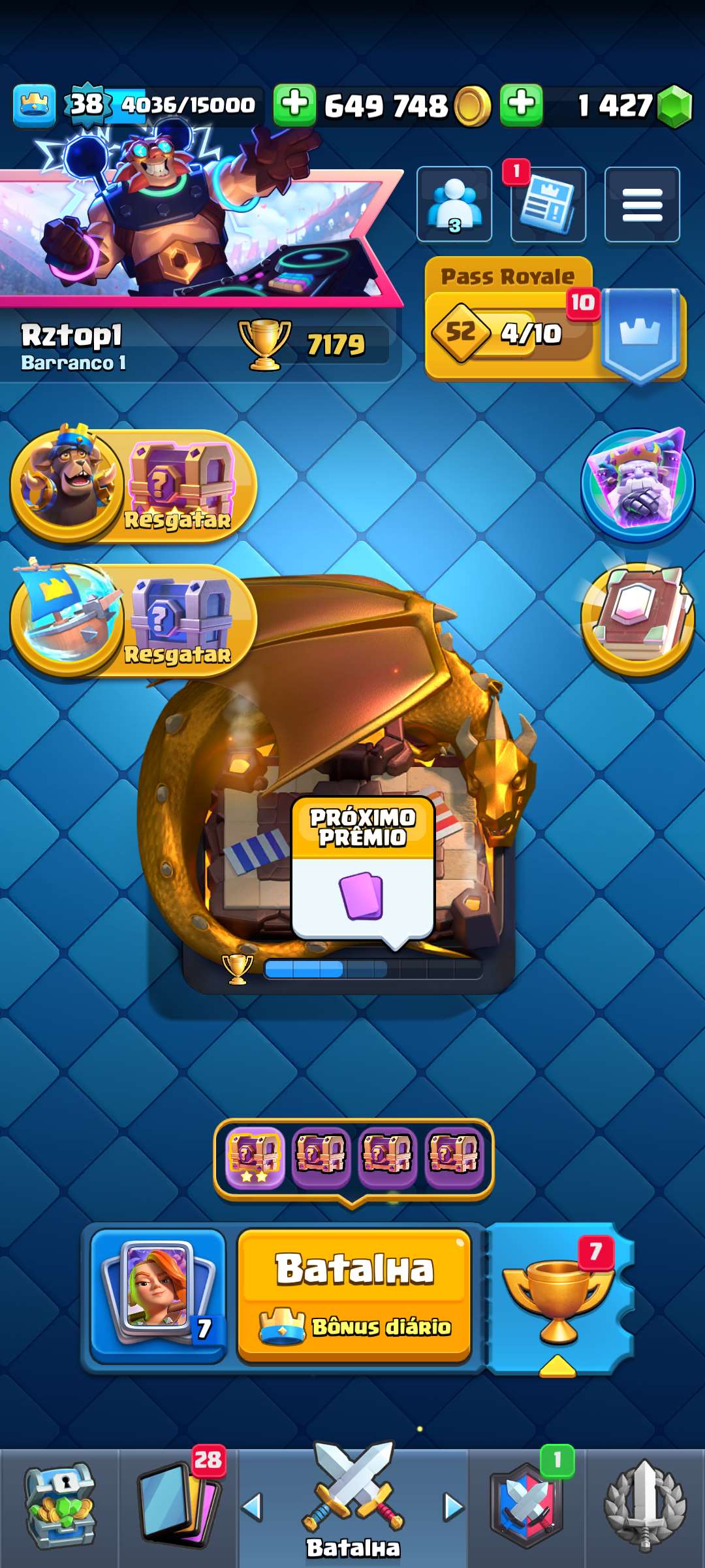CONTA CLASH ROYALE NVL40 