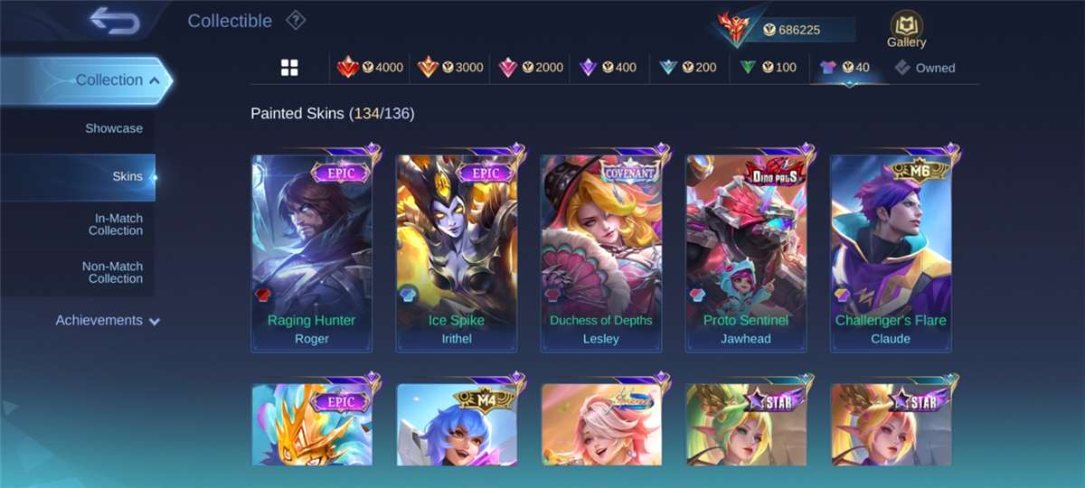 Rare Mobile Legends Account