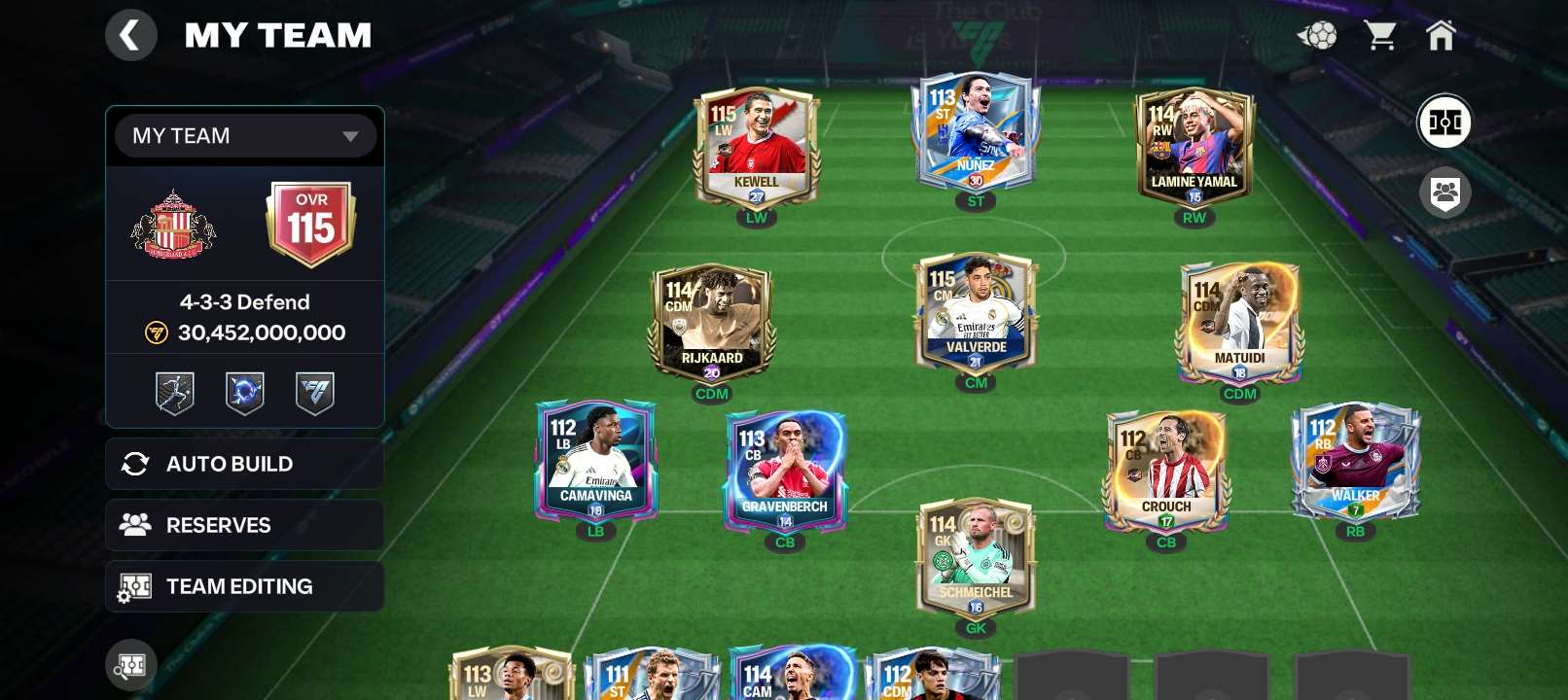 FC Mobile account 