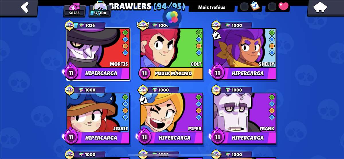 Conta brawl stars mestre venda