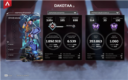 akun dengan peninggalan Wraith dan Master 12