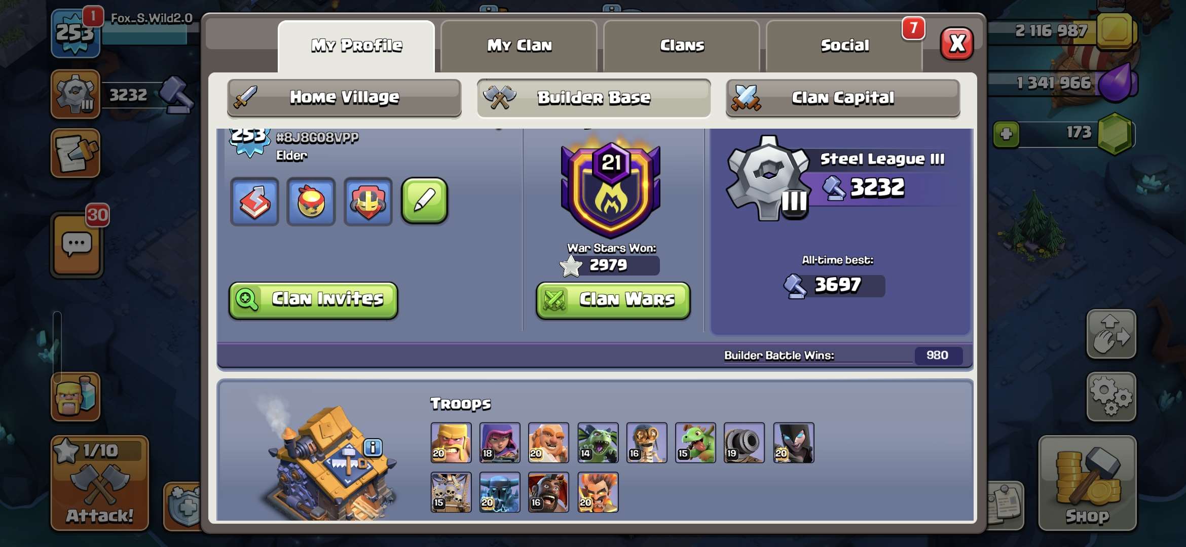 Townhall 17 not fully max