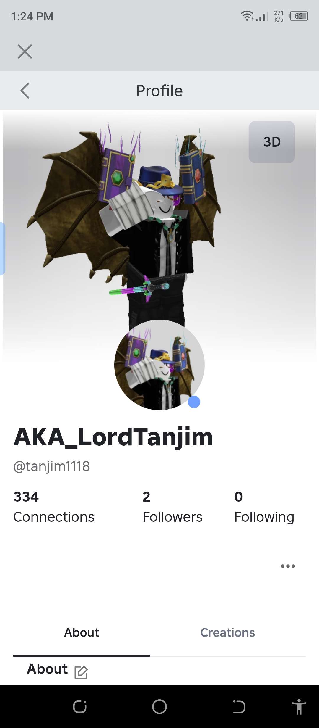 I am selling blox fruit roblox account 