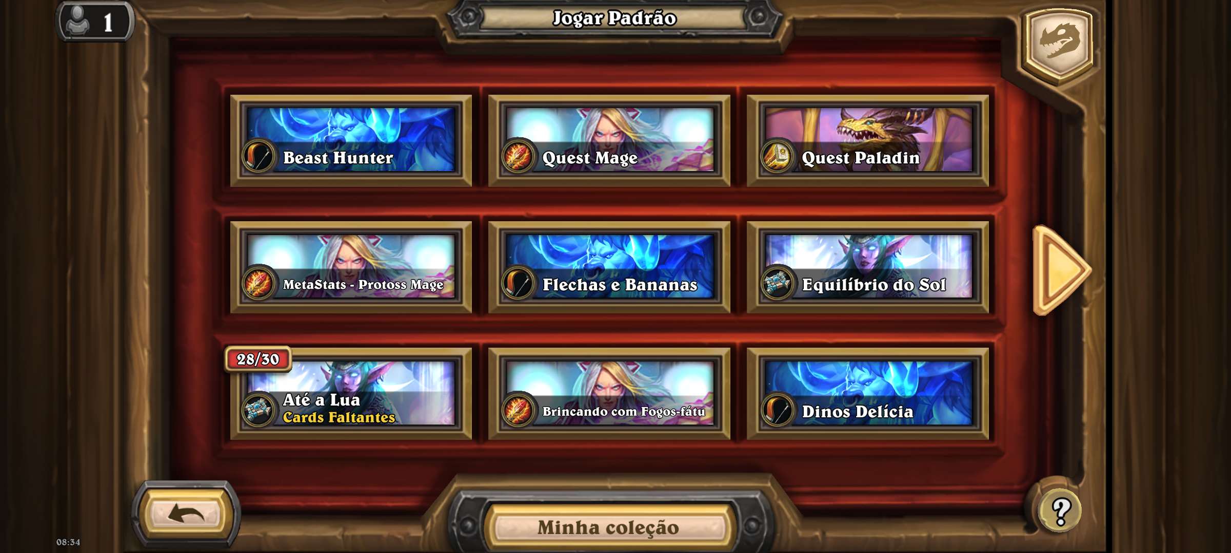 Conta para competições 