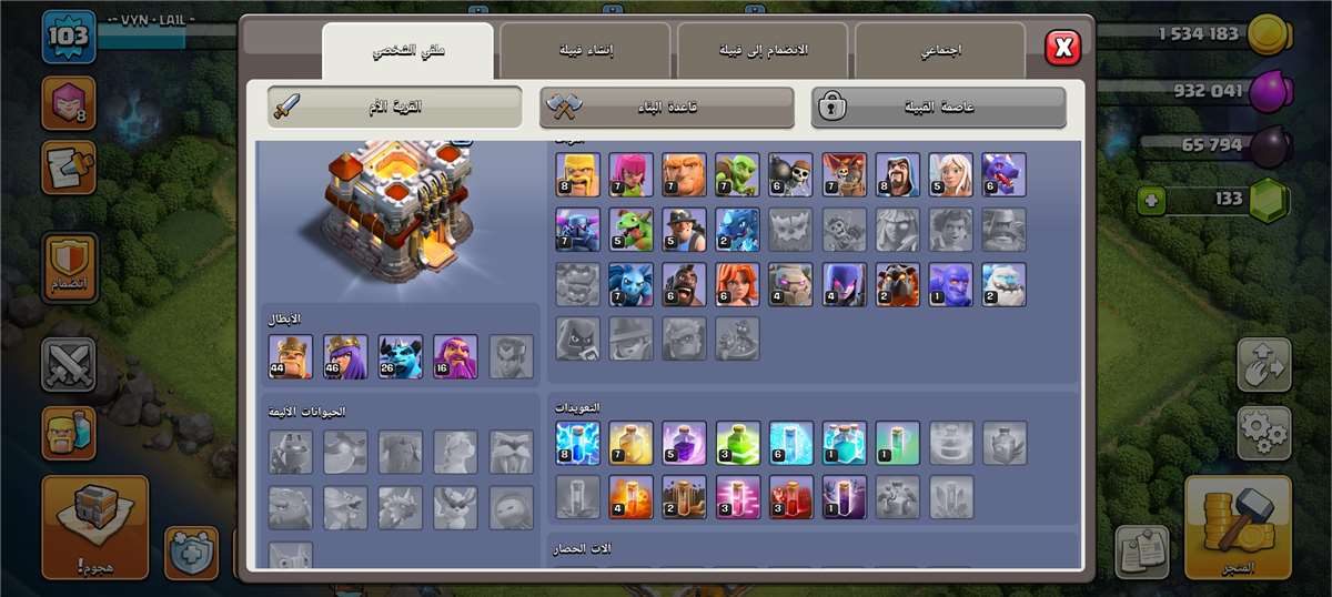 Town Hall level 11 Max 