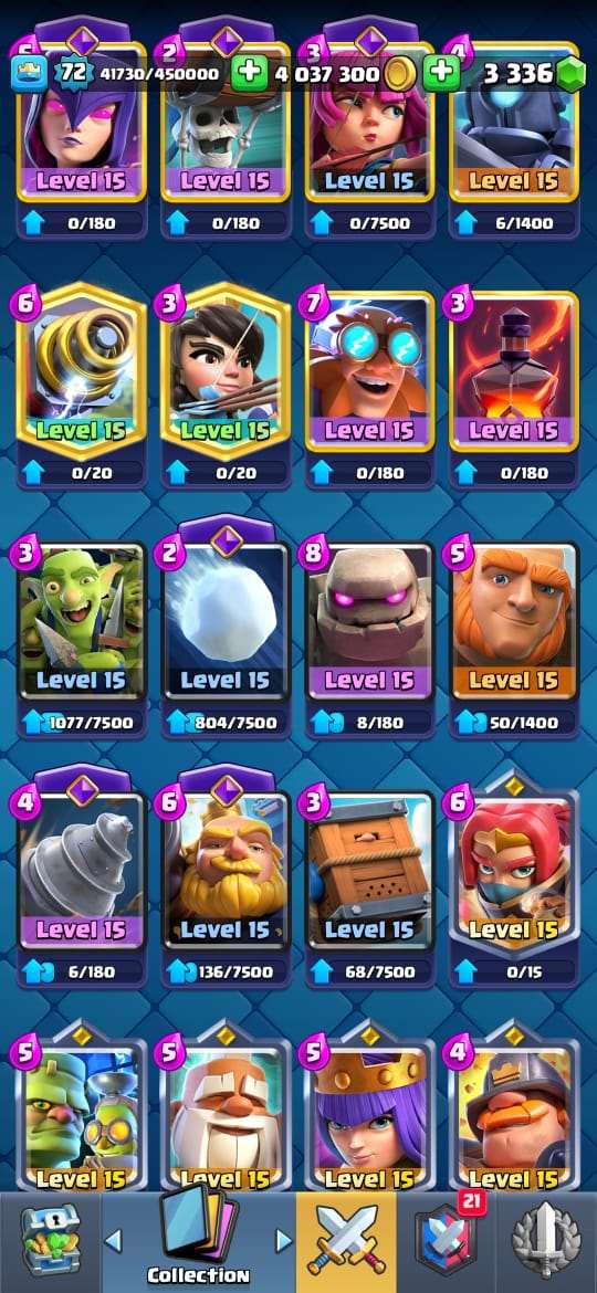 King lvl 72 | 4 million+ gold | 34 evolutions