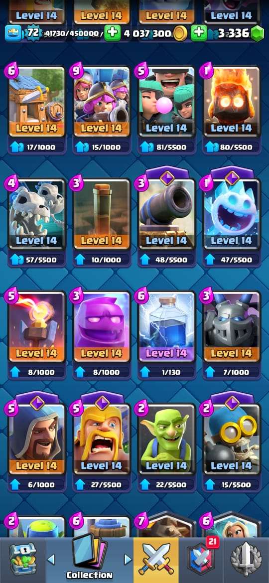 King lvl 72 | 4 million+ gold | 34 evolutions