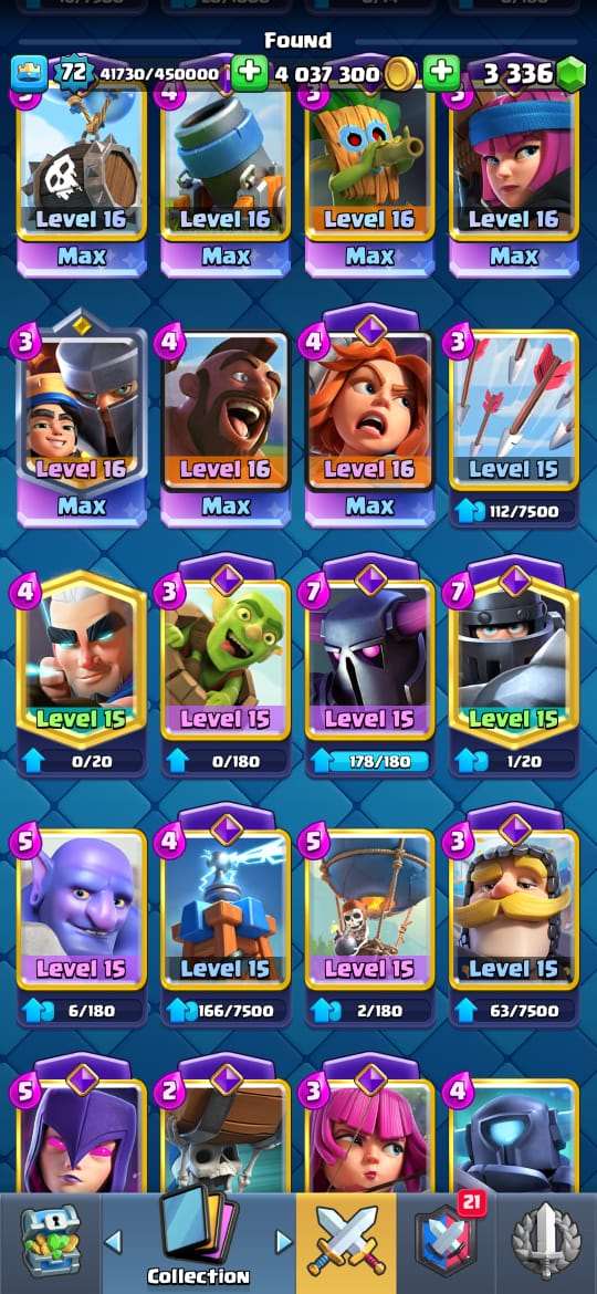 King lvl 72 | 4 million+ gold | 34 evolutions