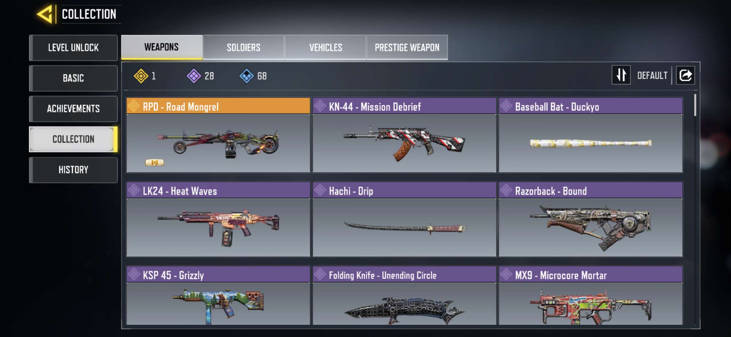 Selling CODM account