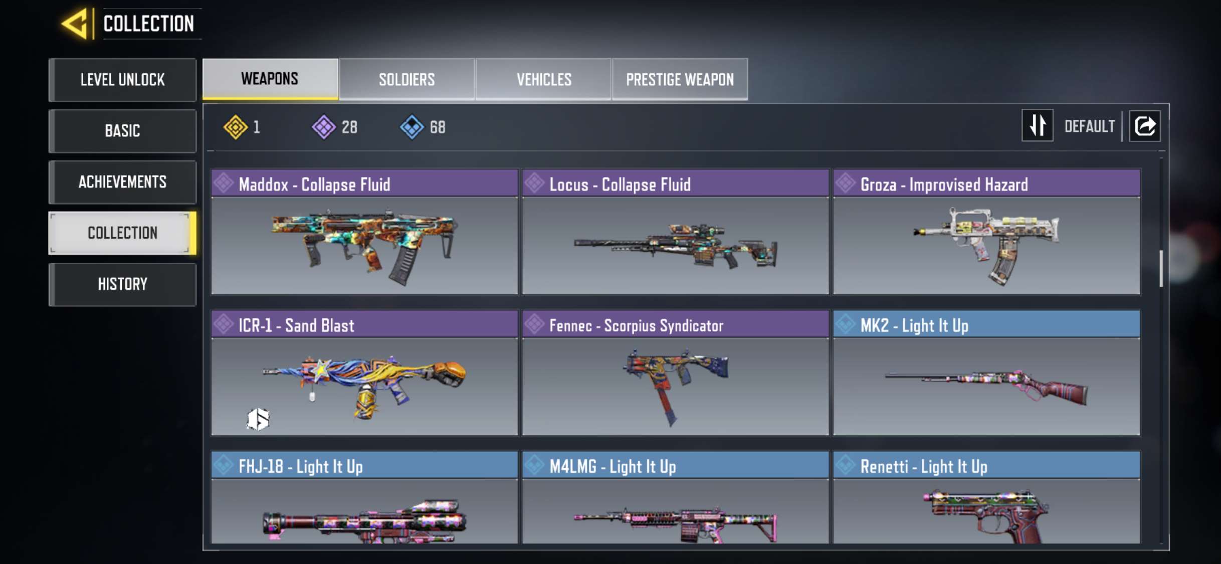 Selling CODM account