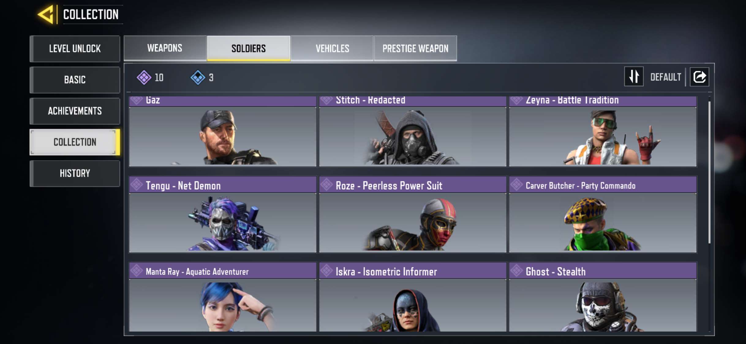 Selling CODM account