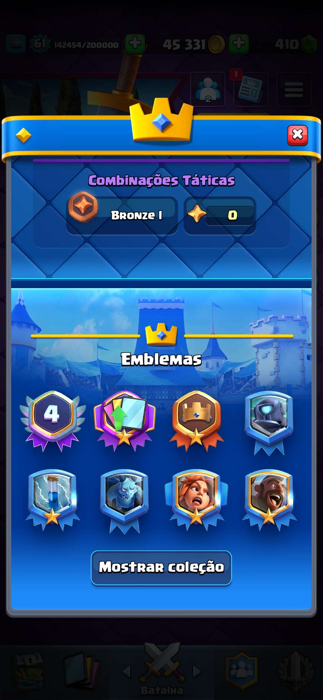 CR lvl 61 10k trof 13 evo