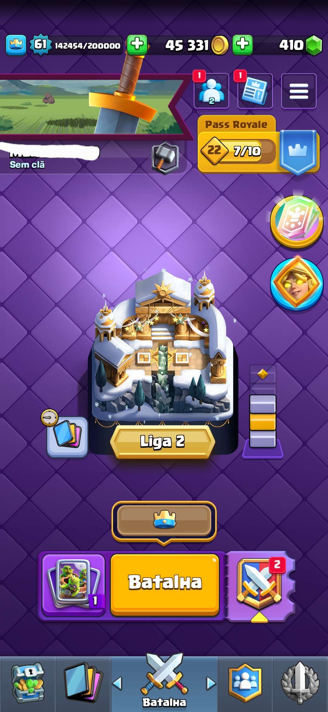 CR lvl 61 10k trof 13 evo