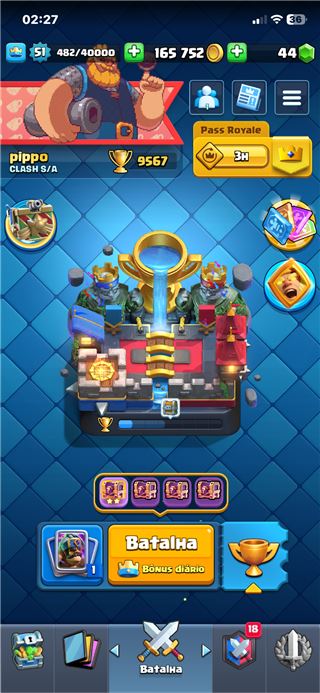 Vendo Continha de Clash