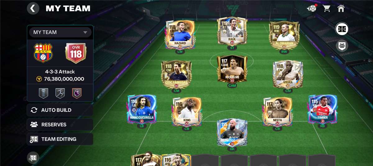 Strong FC Mobile Account | 118 OVR | Level 98