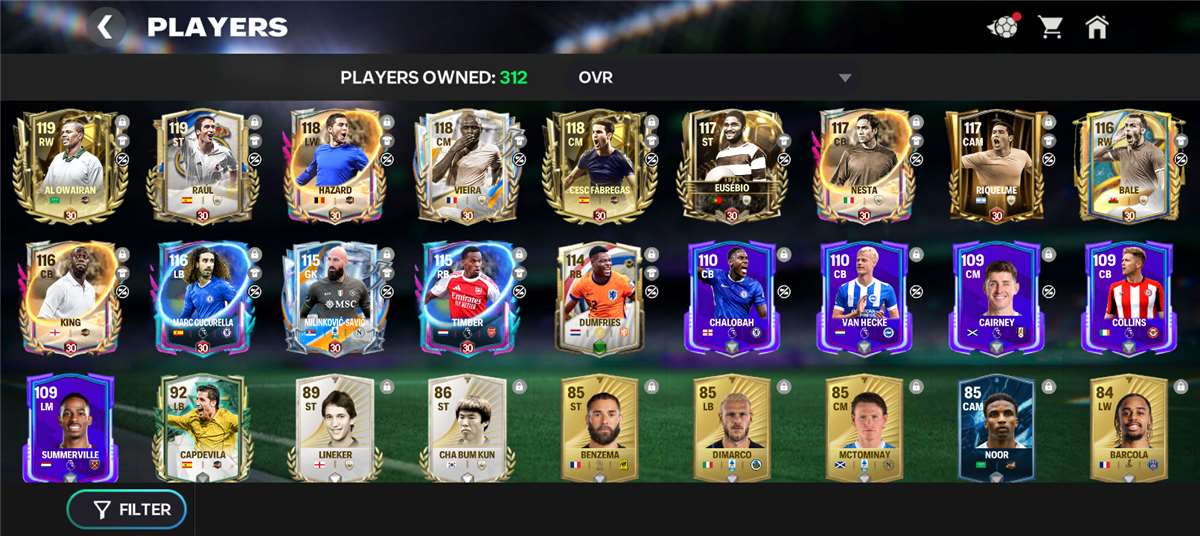 Strong FC Mobile Account | 118 OVR | Level 98