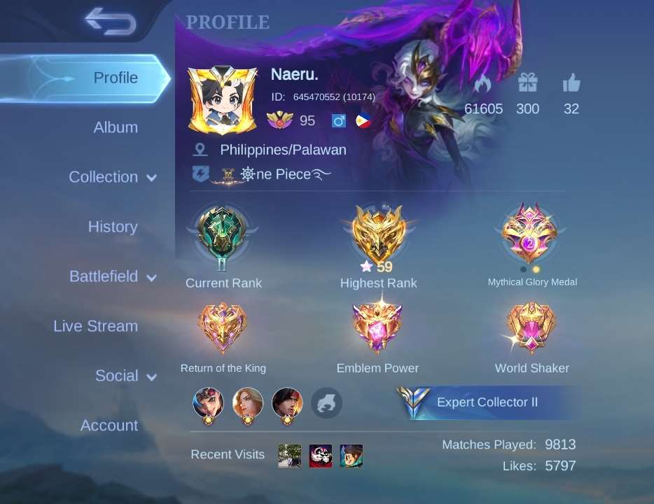 MLBB account for sale
