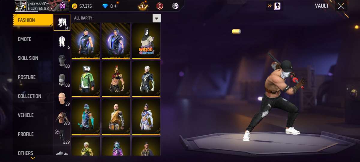 free fire account 
