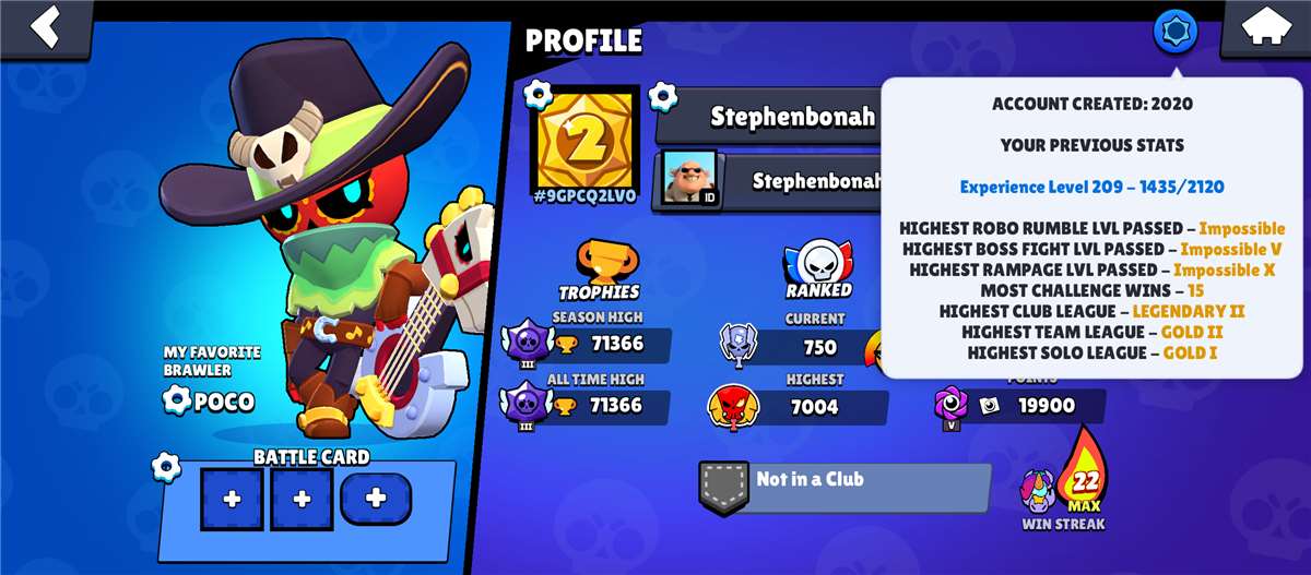 Brawl stars Account