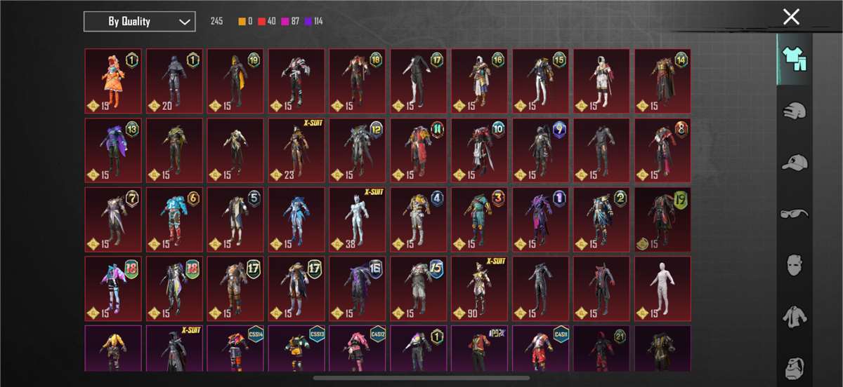 Pubg account Glacier LVL 7