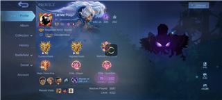 MLBB Account | 152 Skins | Gusion Collector |
