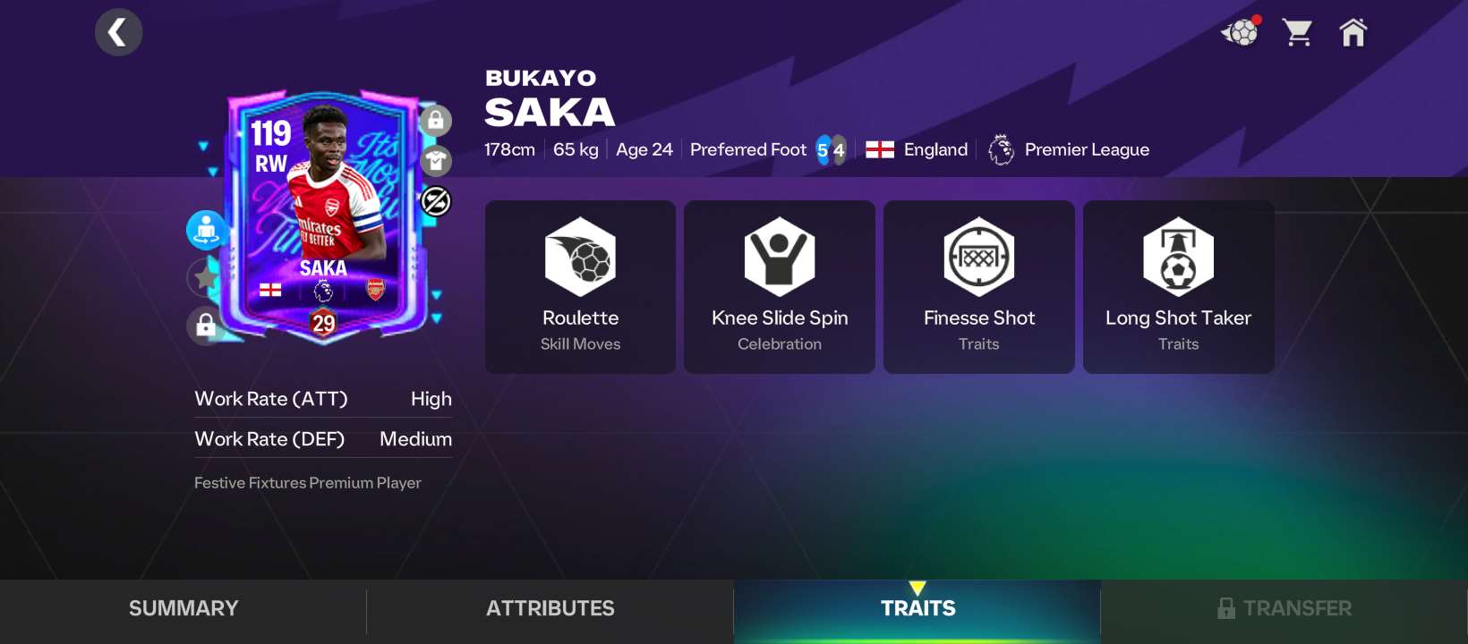 Selling FC Mobile OVR 118