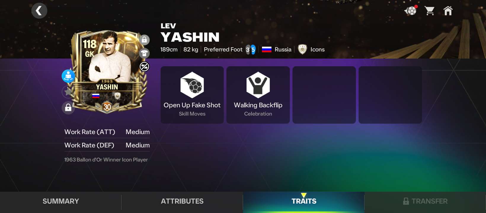 Selling FC Mobile OVR 118