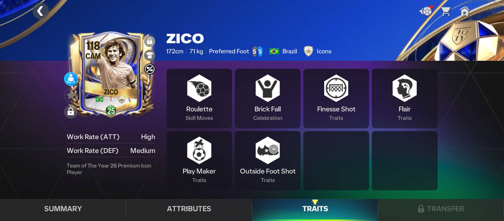 Selling FC Mobile OVR 118