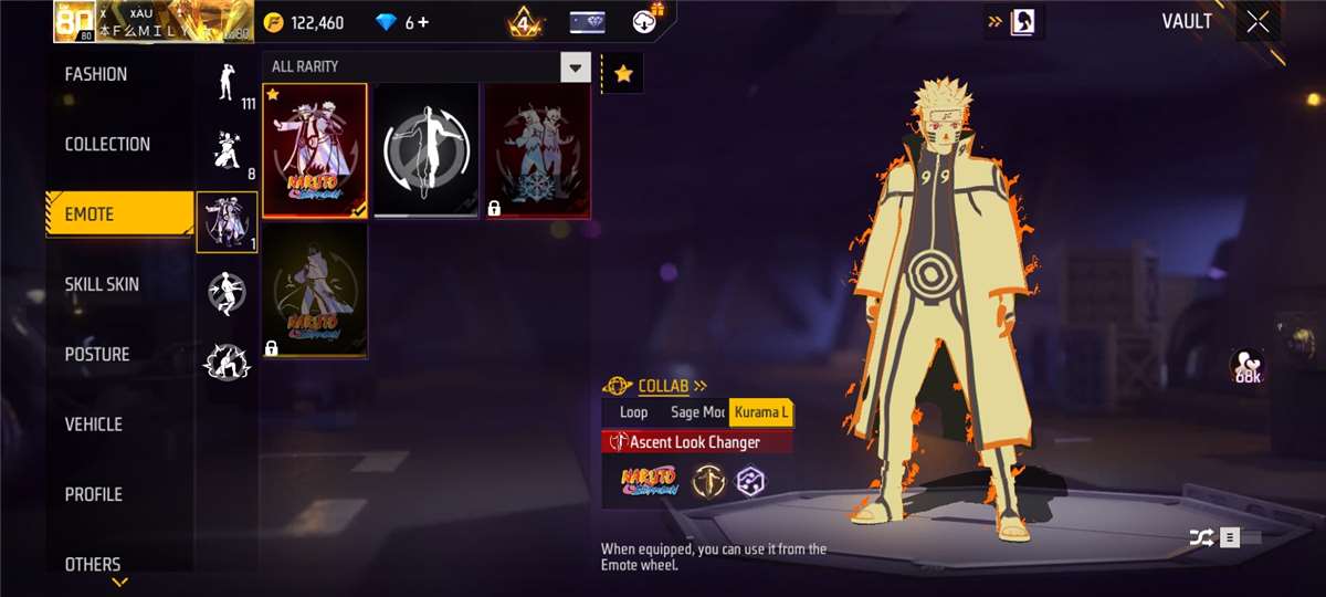 Elite Free Fire Account | Level 80 | All Seas