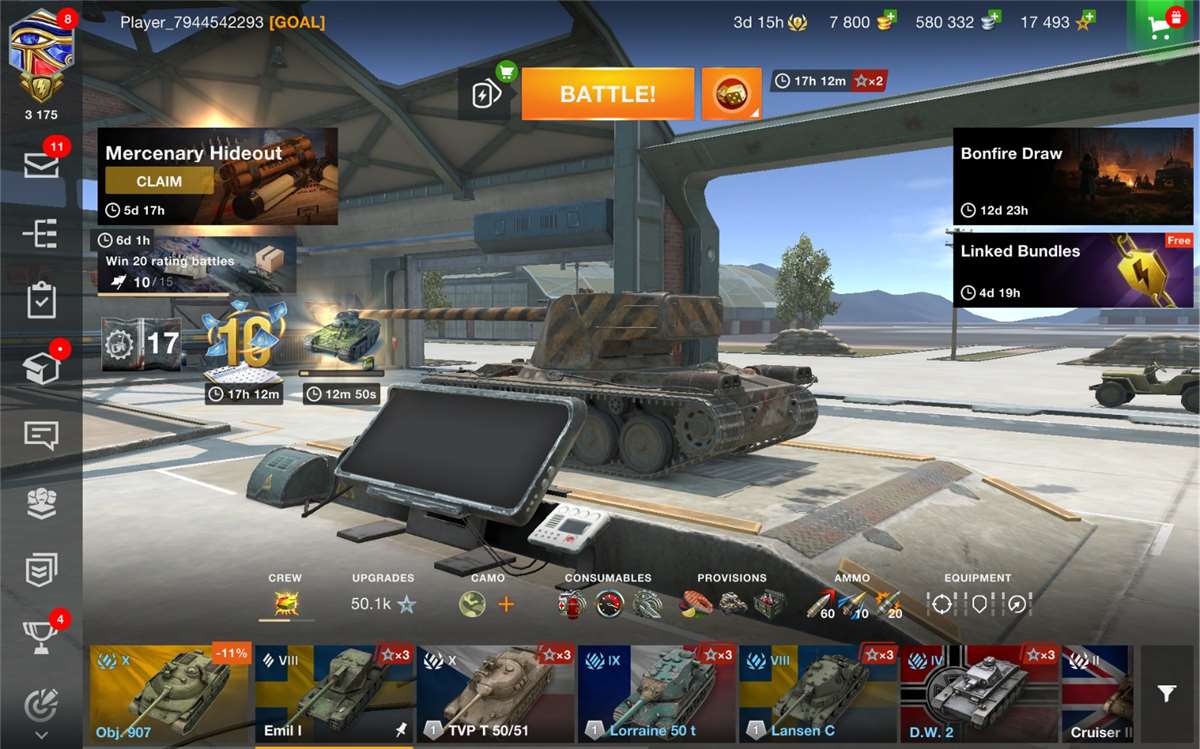 Jual akun wotb