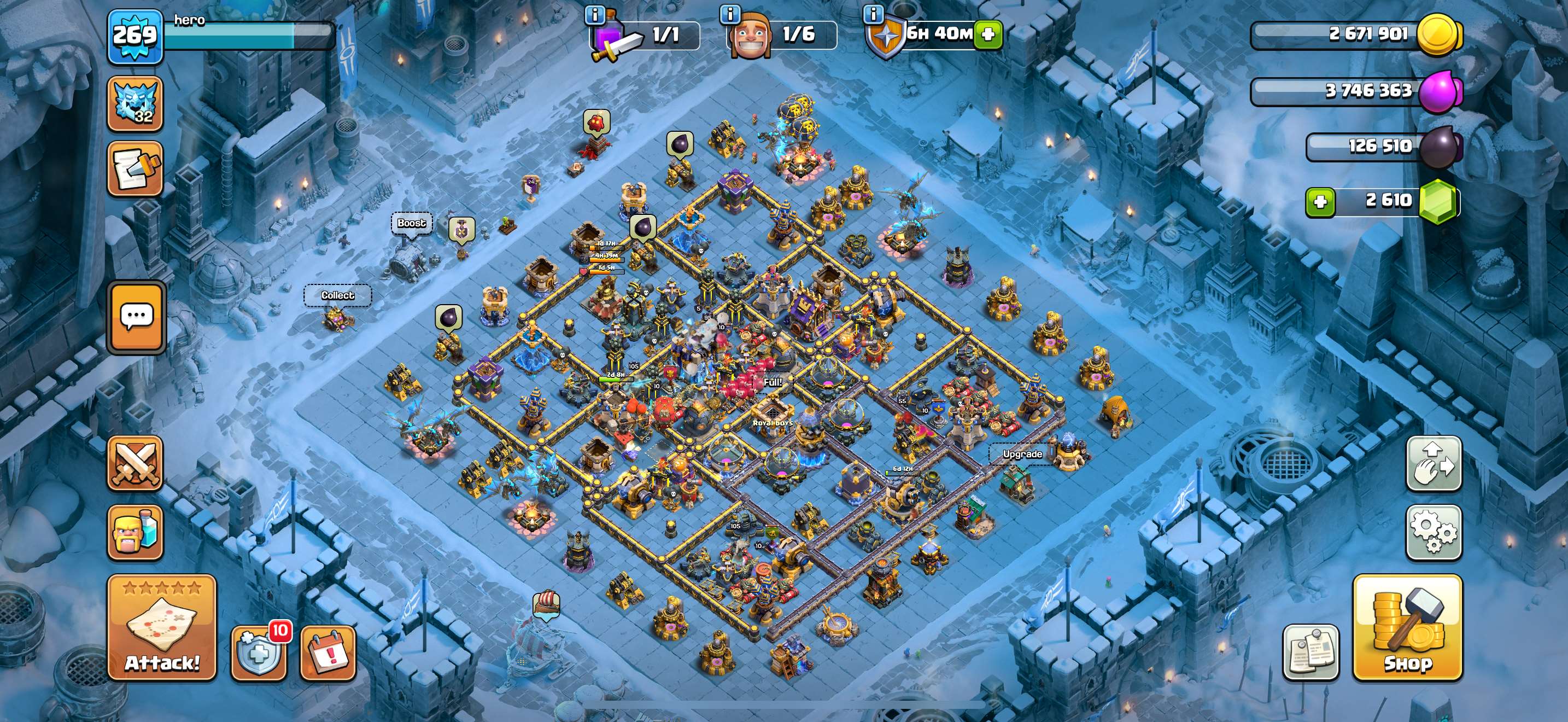 CLASH OF CLANS TH18 FULLY MAXED ACCOUNT 