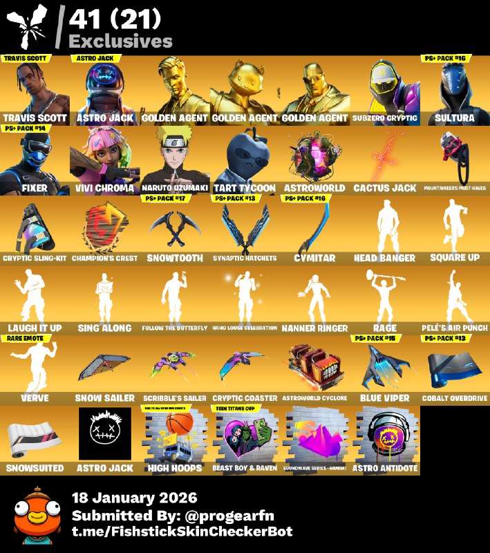  130 skins | Fortnite Acc | Travis Scott