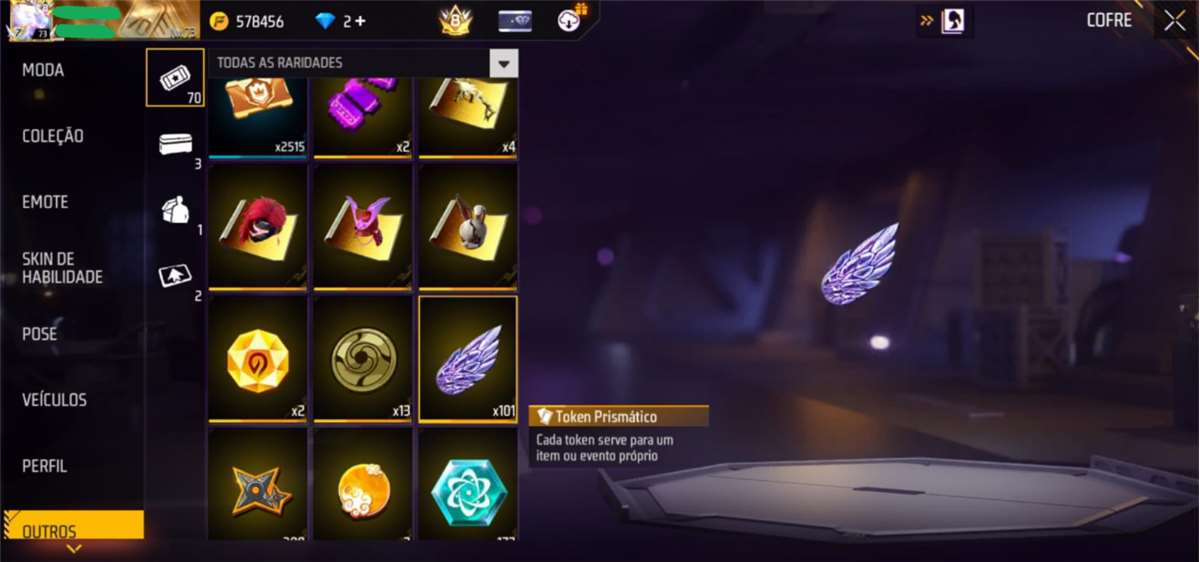 RARE FREE FIRE ACCOUNT - COLLECTOR