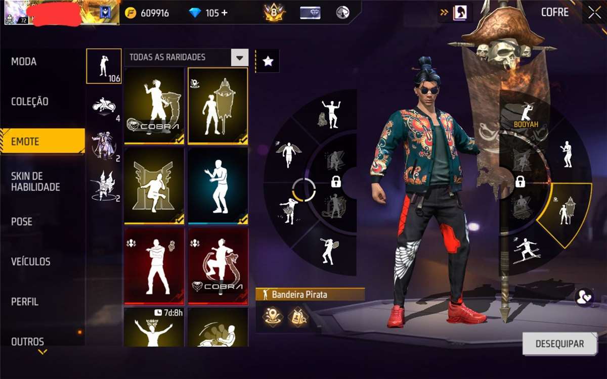 RARE FREE FIRE ACCOUNT - COLLECTOR