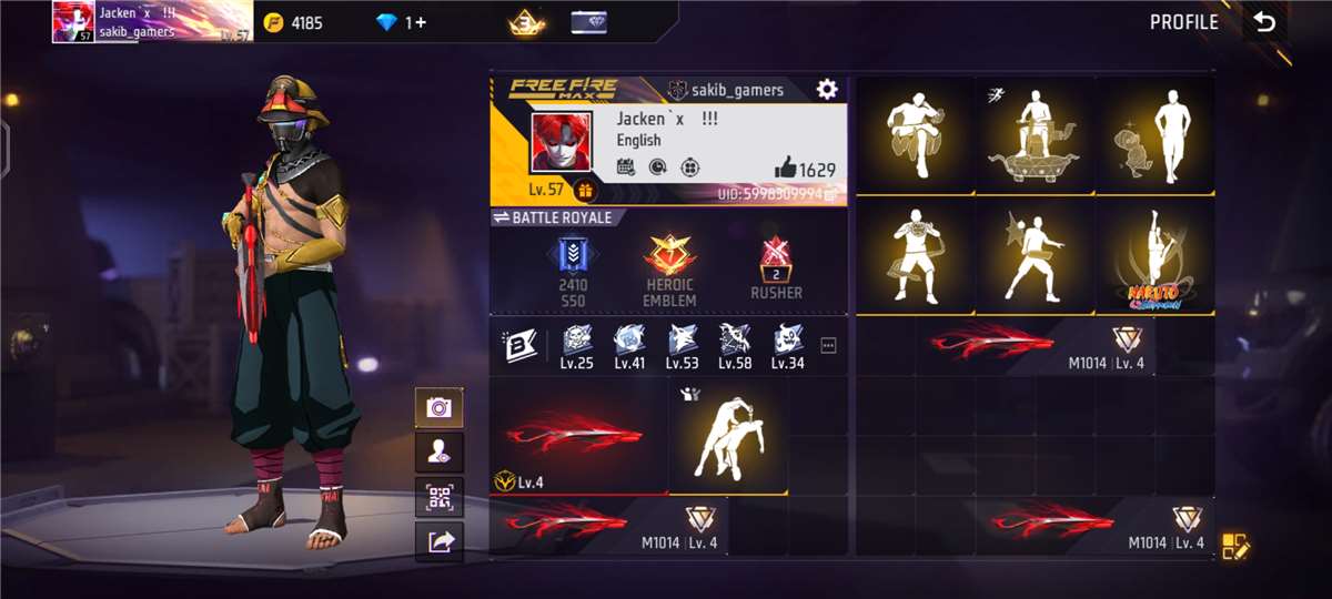 Free fire id sell