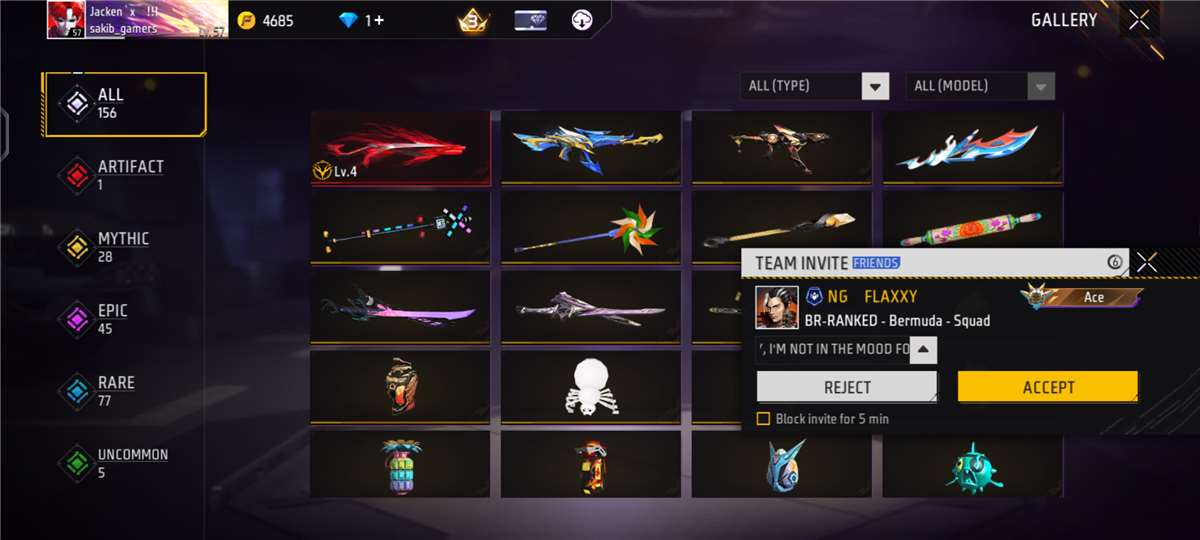 Free fire id sell