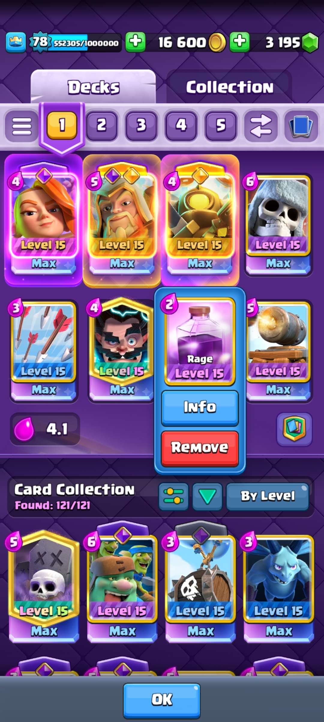 Clash Royale account for sale