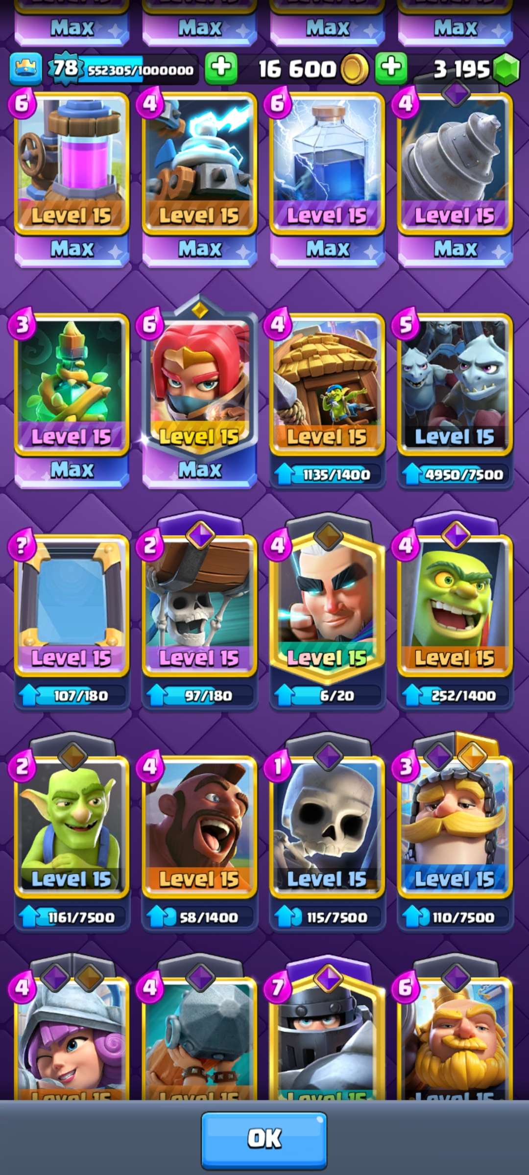 Clash Royale account for sale