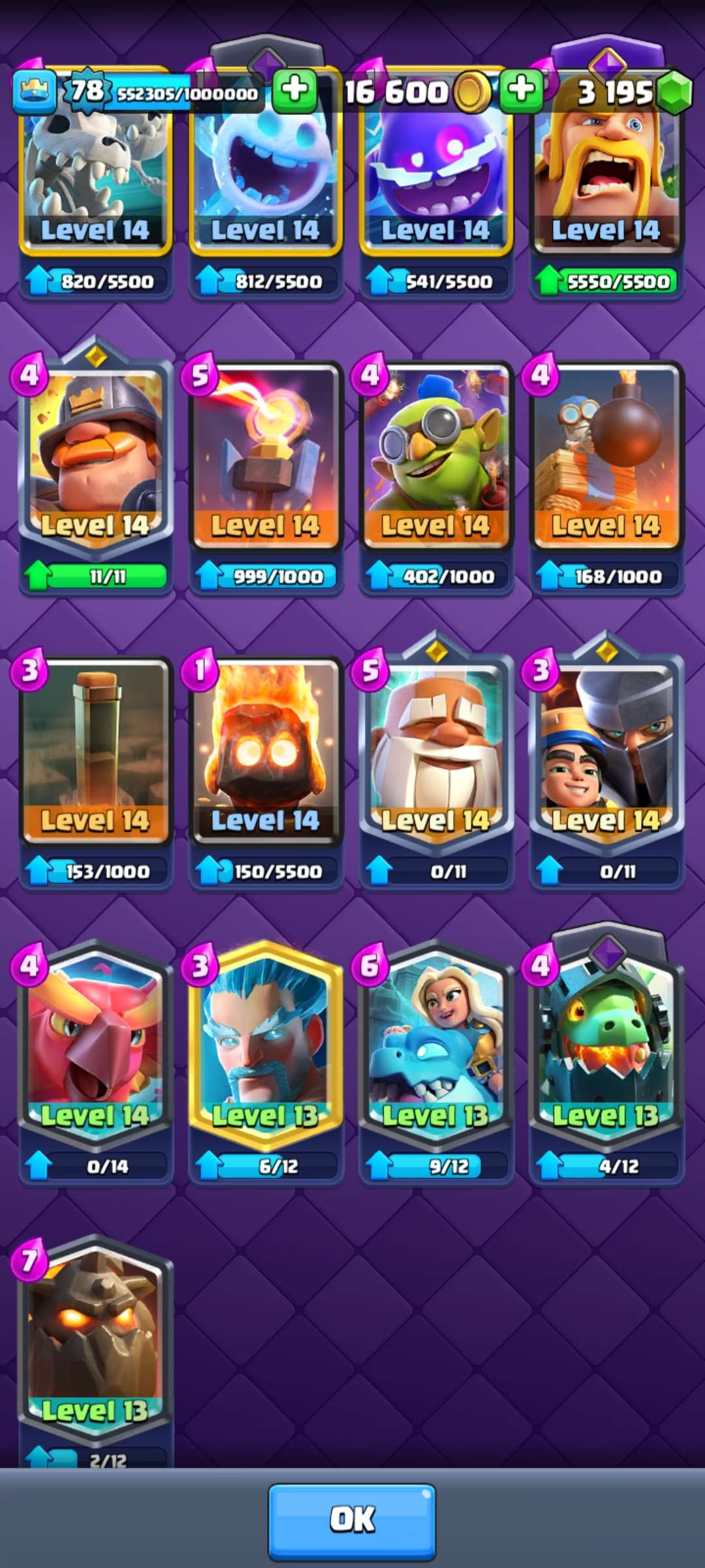 Clash Royale account for sale