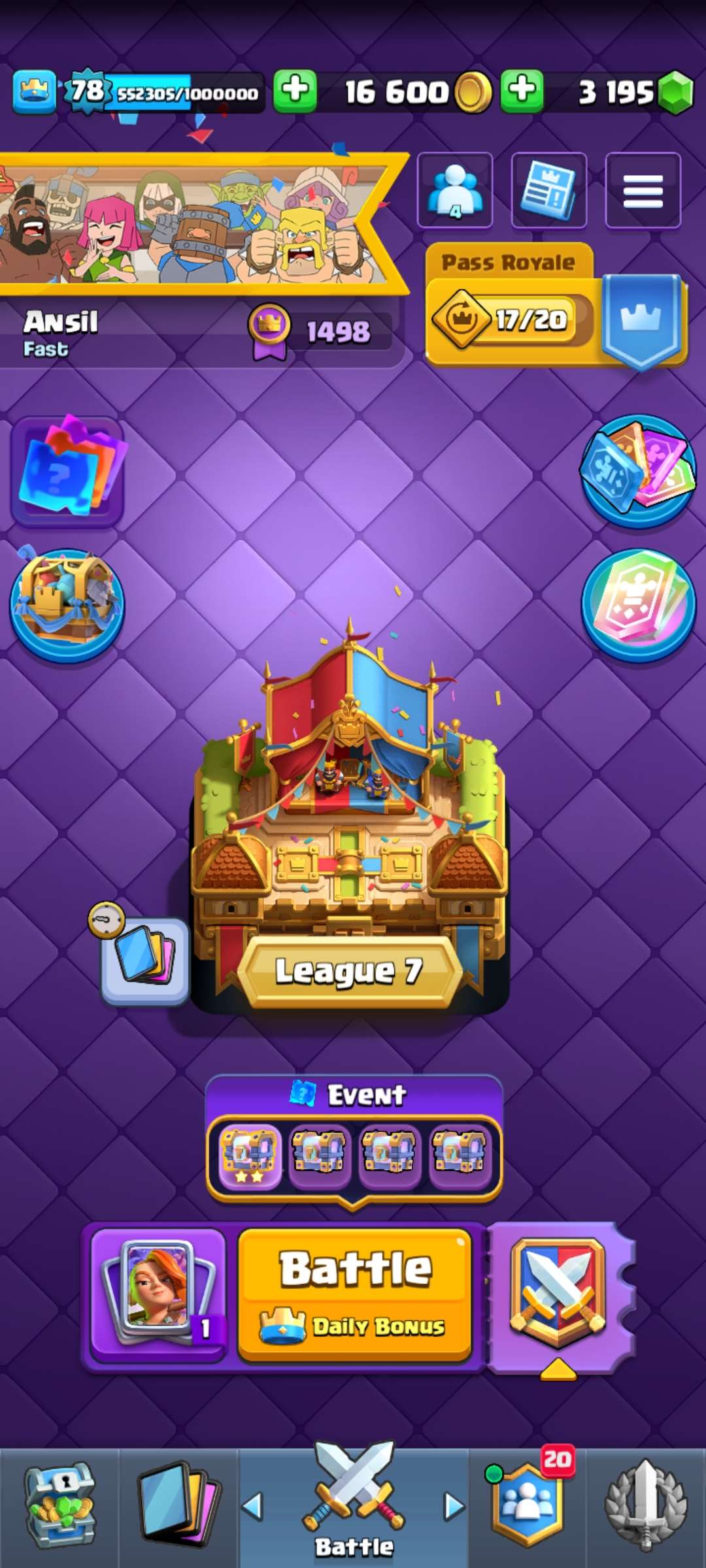 Clash Royale account for sale