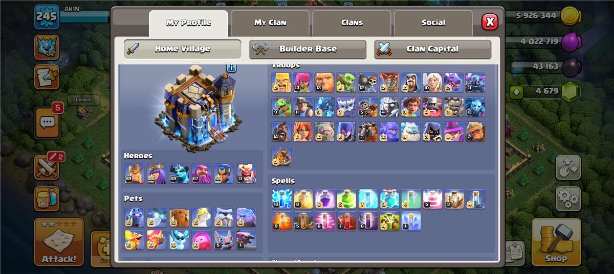 Coc account sell 