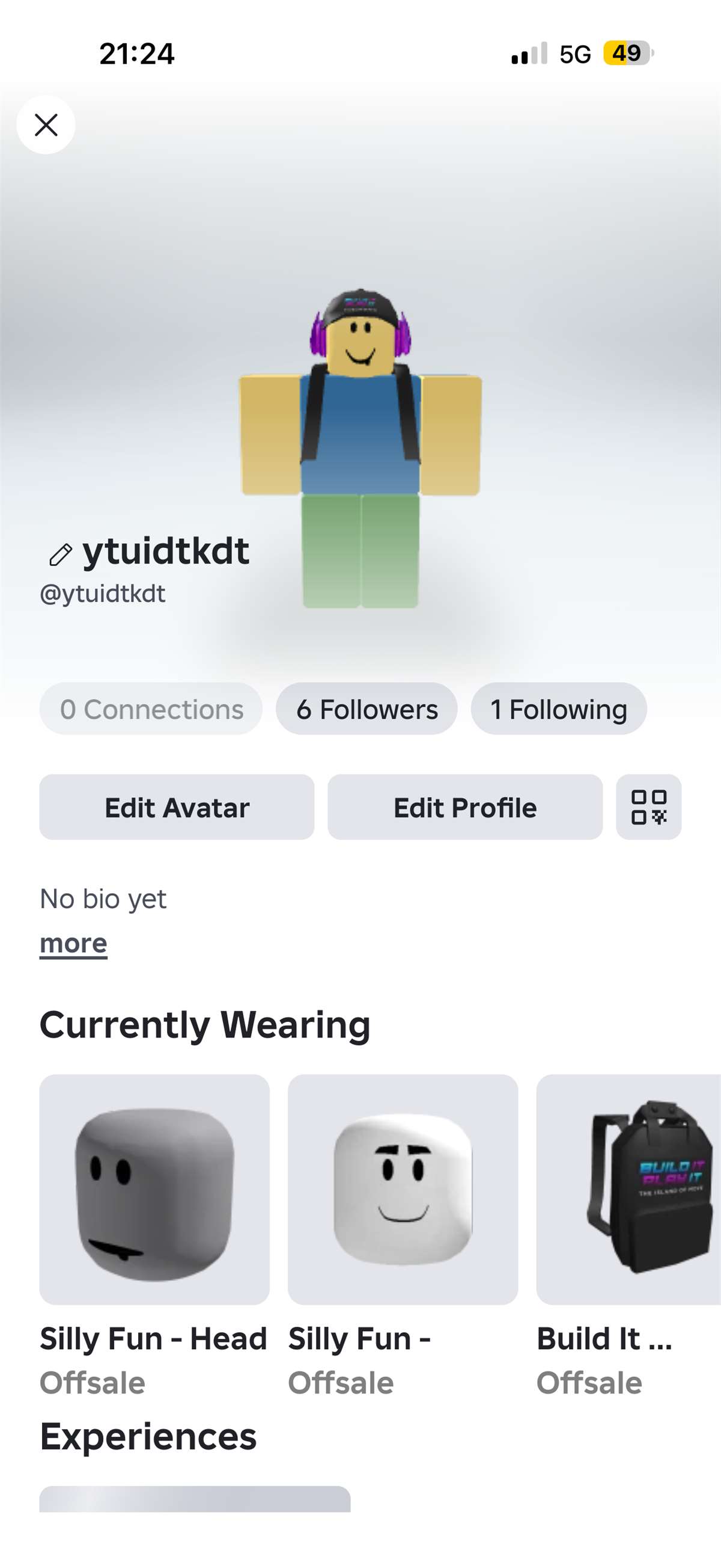 ROBLOX 2009 ACCOUNT!