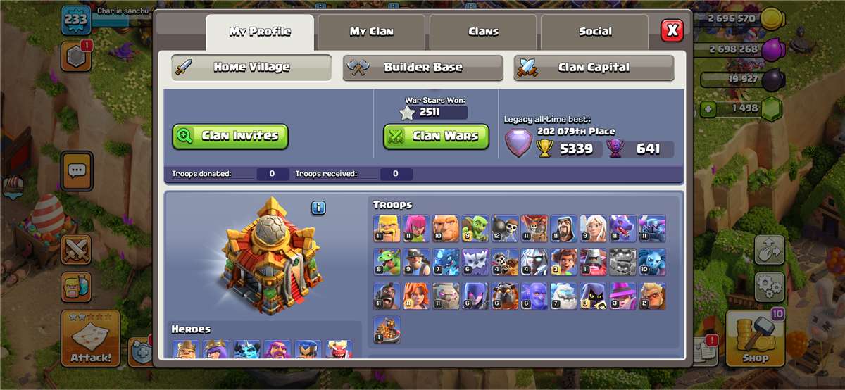 TH16 Clash of Clans Account for Sale