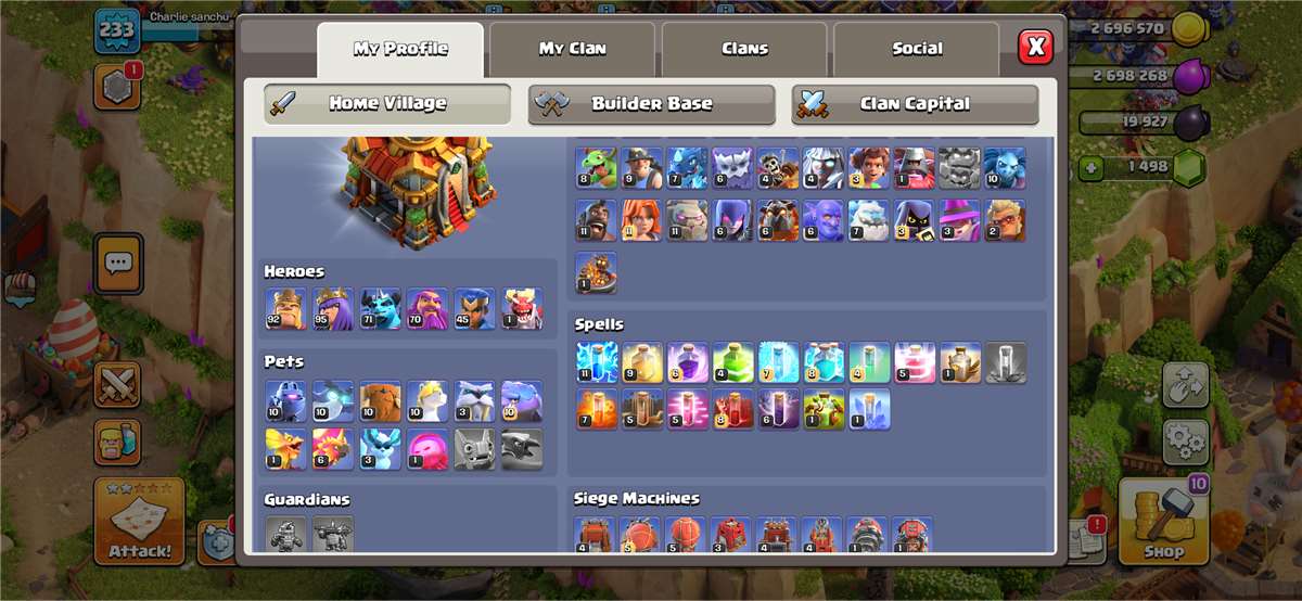 TH16 Clash of Clans Account for Sale